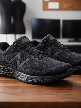 New Balance Men's M880T10  Fresh Foam 880 V7 Running Shoe Black Size 11